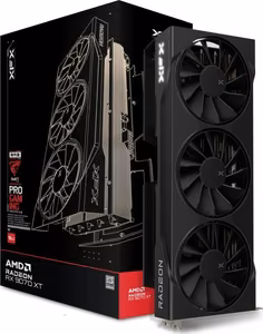 Graphics card. XFX Swift RX 9070XT 3-FAN Gaming E. 16G