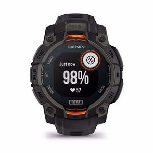 Garmin išmanusis laikrodis Instinct 3 Solar (010-02934-00) – juodas