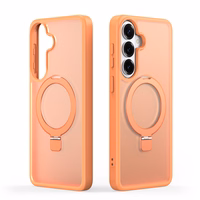 Dėklas Dux Ducis Yind Magnetic Stand Samsung S947 S26 Plus oranžinis