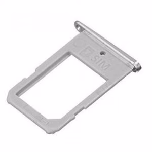 SIM Holder Compatible With Samsung G925F S6 Edge SIM card holder Silver