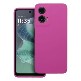 Silikoninis 2mm dėklas telefonui MOTOROLA G35 5G, rožinis