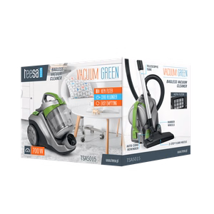 Bemaišis dulkių siurblys TEESA VACUUM GREEN