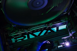 DDR4 8GB 3200MHz UDIMM goodram RIVAL švytinti žalia