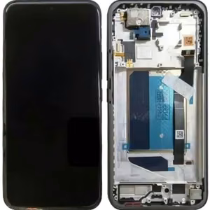 LCD ekranas Xiaomi Poco M8 Pro 5G su jutikliniu ekranu su rėmeliu juodas originalus (service pack)