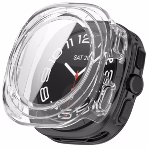 Tech-Protect Defense 2-Pack Case for Samsung Galaxy Watch Ultra 47mm - Clear Matte Black