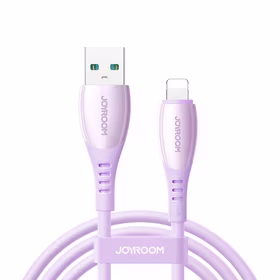 Joyroom S-A59 Vibrant Series 3A USB-A - Lightning laidas 1.2m - violetinis