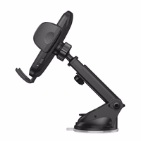 "Tech-Protect" CM15W-V1 automobilinis telefono laikiklis su 15 W indukciniu įkrovikliu, skirtas vairuotojo kabinai / oro angai - juodas