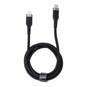 WiWU - Platinum serijos duomenų kabelis Wi-C013 USB C į Lightning 30W 1,2m - juodas