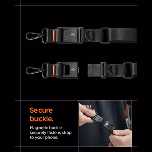 SPIGEN DA30M universalus kryžminis dirželis juodas