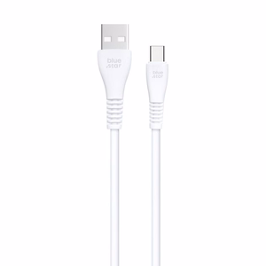 Blue Star laidas USB A - USB C 2A 12W 1m PJ-DG4-A baltas