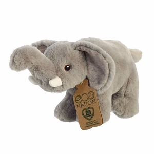 Eco Nation ekologiškas pliušinis žaislas – dramblys, 27 cm