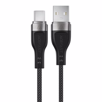 Acefast C11-04 USB-A - USB-C 3A kabelis 1.2m magnetinis pintas - juodas