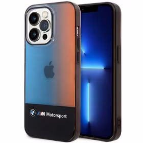 BMW pusiau trispalvis dėklas telefonui iPhone 14 Pro Max 6.7" - juodas
