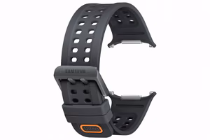 Juodas „Samsung SNL71MB Marine Band“ laikrodžio dirželis (S/M/L), skirtas „Galaxy Watch Ultra2“ ir „Galaxy Watch Ultra“