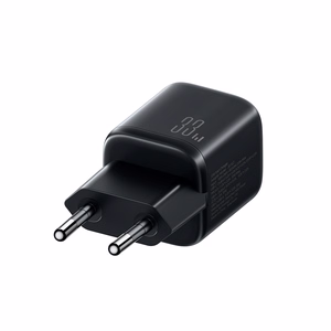 Joyroom JR-TG7 33W USB-A + USB-C sieninis įkroviklis su 60W USB-C į USB-C 1m laidu juodas