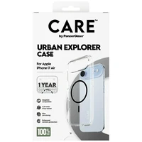 CARE by PanzerGlass Flagship Urban Explorer dėklas su juodu MagSafe iPhone Air - permatomas