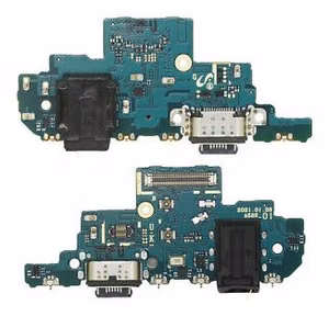 Lanksčioji jungtis Samsung A525/A526 A52 4G/5G 2021 su įkrovimo kontaktu, mikrofonu, ausinių lizdu originali (service pack)