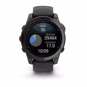 Išmanusis laikrodis Garmin Fenix E 47mm pilkas/juodas
