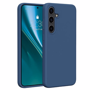 Etteri silikoninis dėklas telefonui Samsung Galaxy S24 Plus tamsiai mėlynas