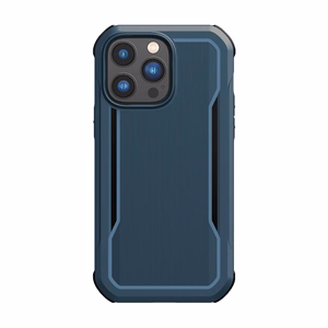 Raptic X-Doria Fort dėklas iPhone 14 Pro Max su Magnetine šarvuota mėlyna danga