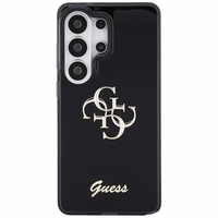Guess dėklas IML Big Metal 4G Script for Samsung Galaxy S26 Ultra juodas