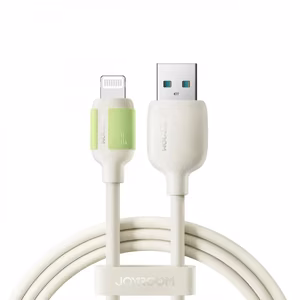 Кабель USB Joyroom Fluorescent (S-A53) Lightning (3A) 1,2 м белый
