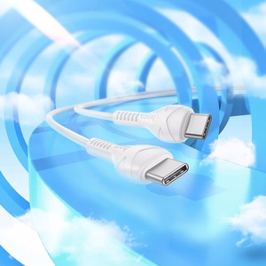 Kabelis USB C į USB C Hoco PD 60W 1 m X37 baltas