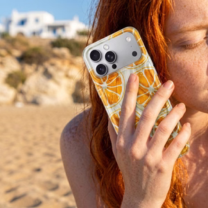 Ultra Trendy Summer dėklas iPhone 13 6,1" oranžinis