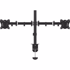 Montis Everest MT015 dvigubas stalo monitorių laikiklis 13-27", 68.6 cm (27"), juodas