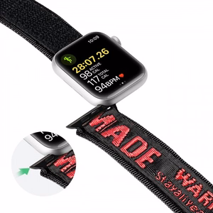 Apyrankė Dux Ducis "Outdoor" skirta Apple Watch 42mm/44mm/45mm juoda / raudona