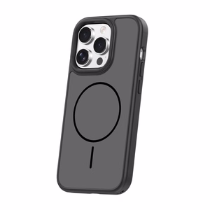 Frame Thin Mag dėklas for iPhone 15 Pro 6,1" juodas