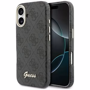 "Guess 4G Script MagSafe" dėklas "iPhone 17" - juodas