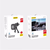 Automobilinis laikiklis Dudao "F6Pro" juodas (magnetinis / grotelėms)