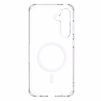 Nillkin Nature Pro šarvuotas dėklas su magnetiniu žiedu Samsung Galaxy S24+ telefonui - baltas