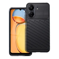 THUNDER dėklas telefonui (m) XIAOMI Redmi 13C / POCO C65 juodas (m)