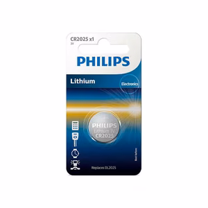 PHILIPS CR2025 ličio baterija 1 vnt.