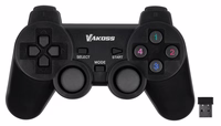 Vakoss GP-3925BK žaidimų valdiklis Juoda RF Žaidimų pultelis Analoginis / skaitmeninis PC, Playstation 3
