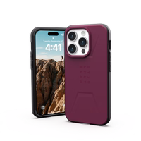 UAG Civilian Magnetinis dėklas telefonui iPhone 15 Pro - violetinė
