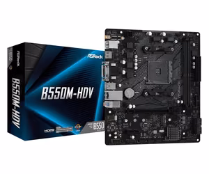 Asrock B550M-HDV AM4 lizdas „micro ATX“ AMD B550