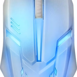 DEFENDER CYBER MOUSE MB-560L BALTA 7 SPALVŲ APŠVIETIMAS