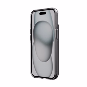 Crong Clear MAG Pro MagSafe dėklas, skirtas iPhone 15, juodas