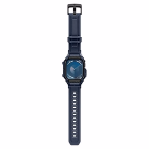 Dėklas SPIGEN RUGGED ARMOR ”PRO” APPLE WATCH 10 (46 MM) tamsiai mėlynas