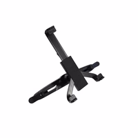 Automobilinis laikiklis priekinio stiklo / prietaisų skydelio / galvos atramos tvirtinimui (planšetėms 7"–10") AX-01 juodas