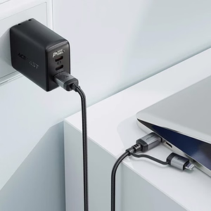 Acefast C20-01 USB-C - USB-C/ Lightning kabelis 60W/30W 480Mb/s 3A 1.2m - juodas