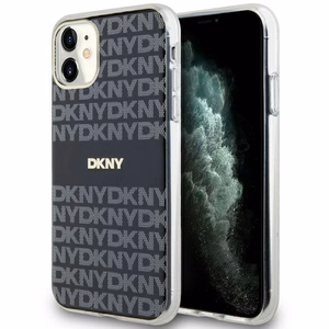 DKNY IML Mono & Stripe MagSafe чехол для iPhone 11 / Xr - чёрный