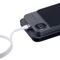 Išorinė baterija 3mk MagSynergy 10000 mAh indukcinis su MagSafe - juoda