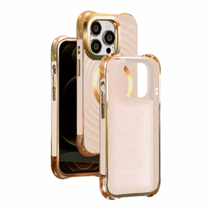 Circle Glam Magnetinis dėklas telefonui iPhone 14 Pro 6,1" rožinis