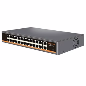 PoE komutatorius 24 prievadų 100Mbps +2G aukštyn