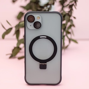 Magnetinis dėklas telefonui iPhone 15 Plus 6,7" juodas