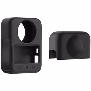 PULUZ silikoninis objektyvo dangtelis DJI Osmo 360 (juodas)